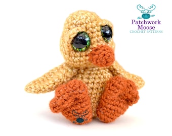 Padrão de crochê Amigurumi de pintinho da Páscoa PDF Download instantâneo - Errol
