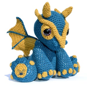 Dragon Amigurumi Crochet Pattern PDF Instant Download Clancy image 4