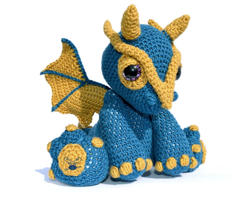 Dragon Amigurumi Crochet Pattern PDF Instant Download Clancy image 4