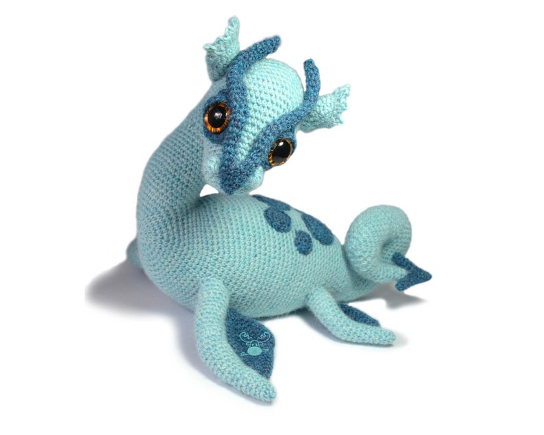 Loch Ness Monster Crochet Pattern PDF Instant Download Nessie image 6