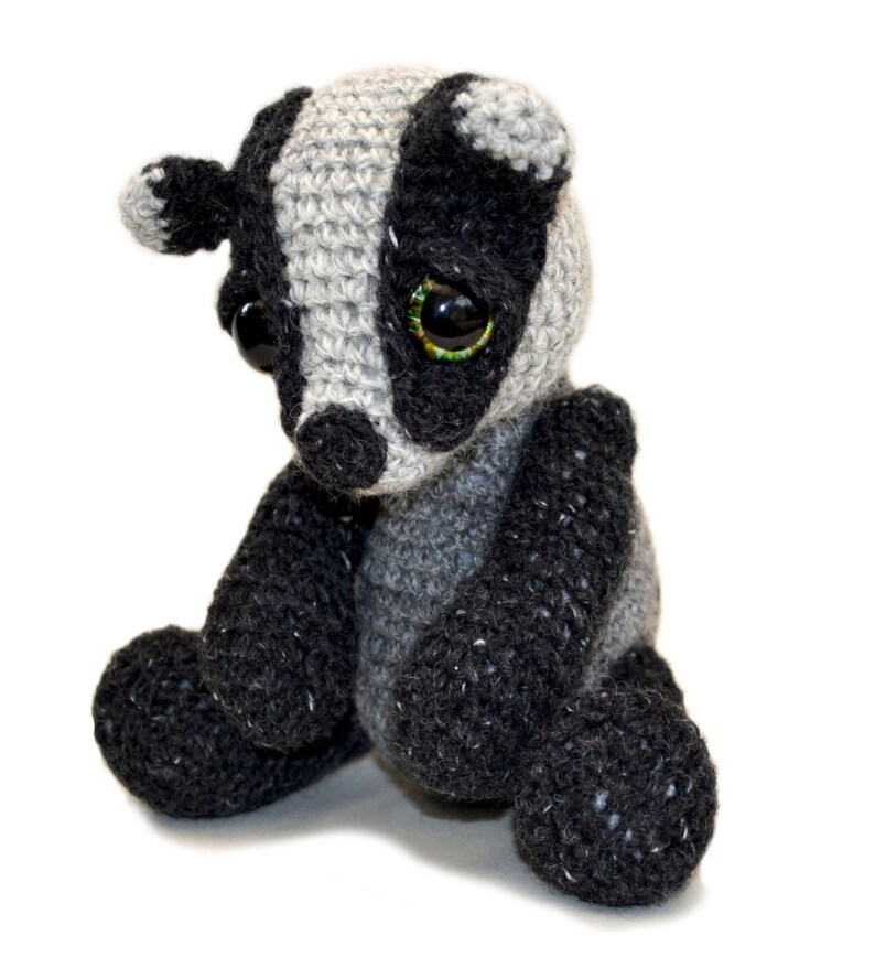 Amigurumi Badger Crochet Pattern PDF Instant Download Ambrose image 2