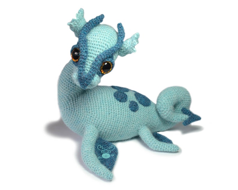 Loch Ness Monster Crochet Pattern PDF Instant Download Nessie image 4