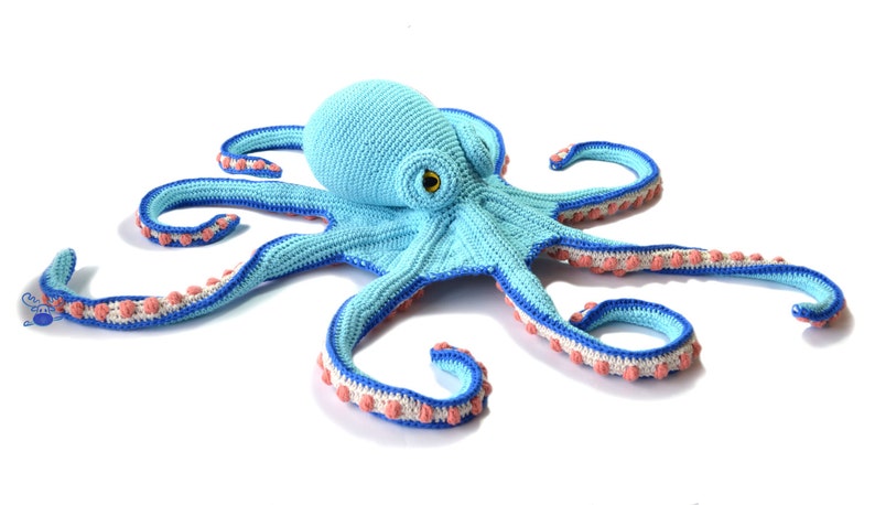 Octopus Crochet Pattern PDF Instant Download Claude image 2