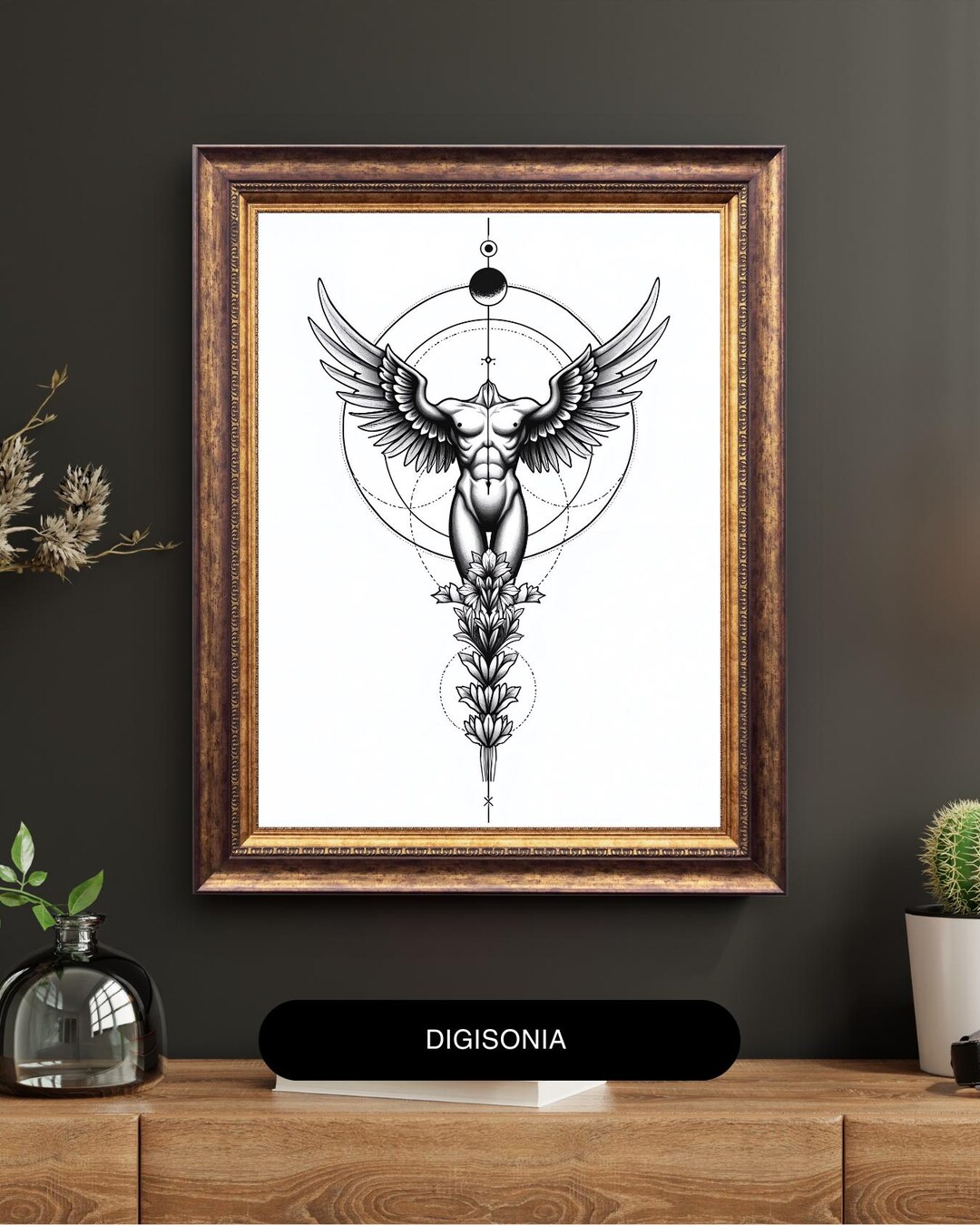Greek Mythology Printable Bundle, Fine Line Tattoo Style Wall Art Set ...