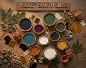 Sherwin Williams Paint Palette, Velvet Earth Luxe Color Palette, Warm Neutrals & Green Home Interior Colors, Digital Paint Guide