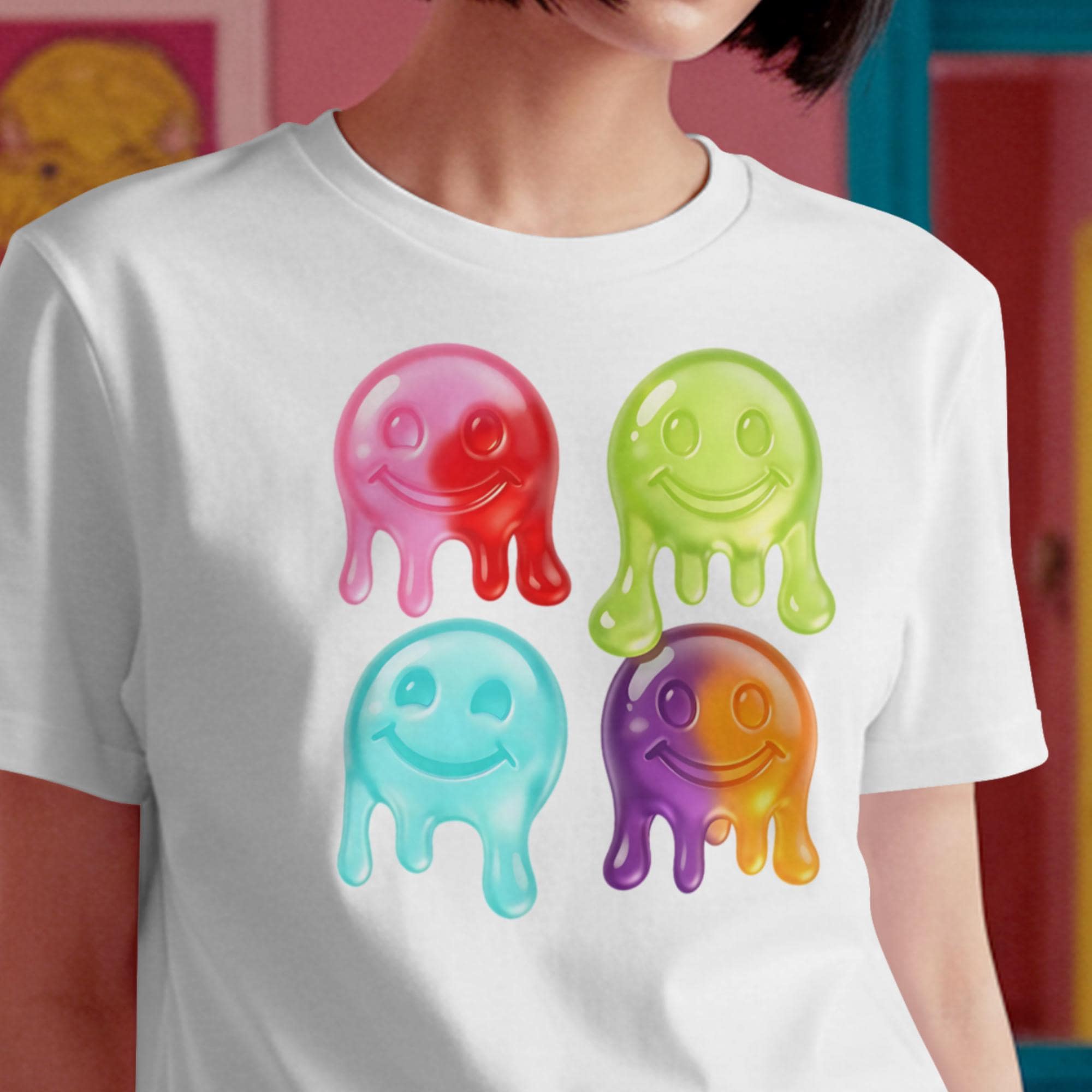 Melty Gummy Smiles PNG Set | Gummycore Smiley Clipart | Gimme Gummy ...
