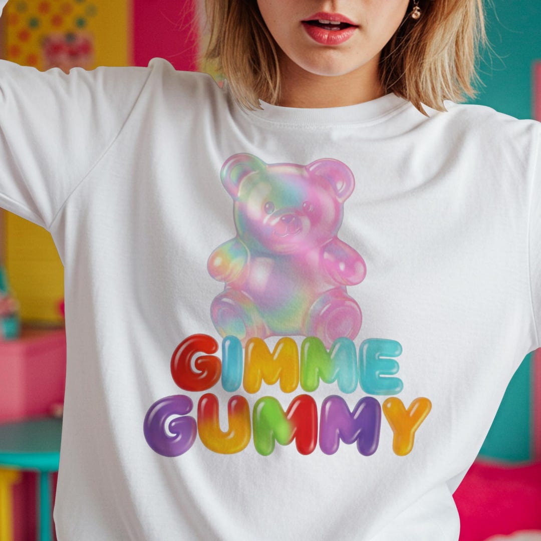 Gimme Gummy Bear PNG | Gummycore Clipart | Squishy Candy Aesthetic ...