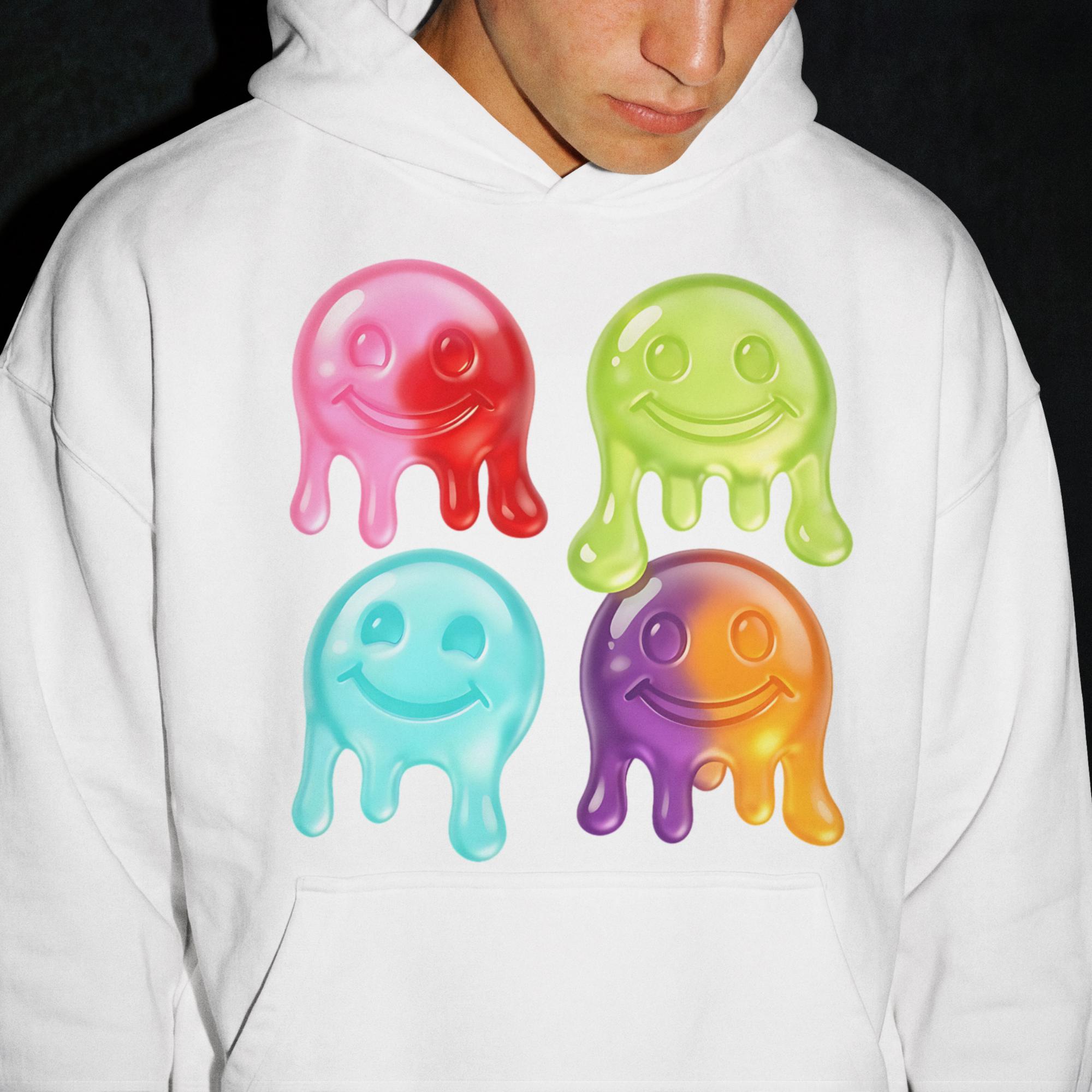 Melty Gummy Smiles PNG Set | Gummycore Smiley Clipart | Gimme Gummy ...