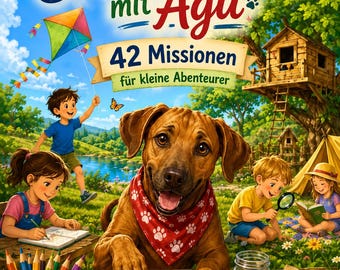 Beschäftigung für Kinder | Sommerferienheft | 42 Tagesaufgaben | Rätsel, Ausmalbilder, Natur & Kreativaufgaben | 4-9 Jahre | PDF Download