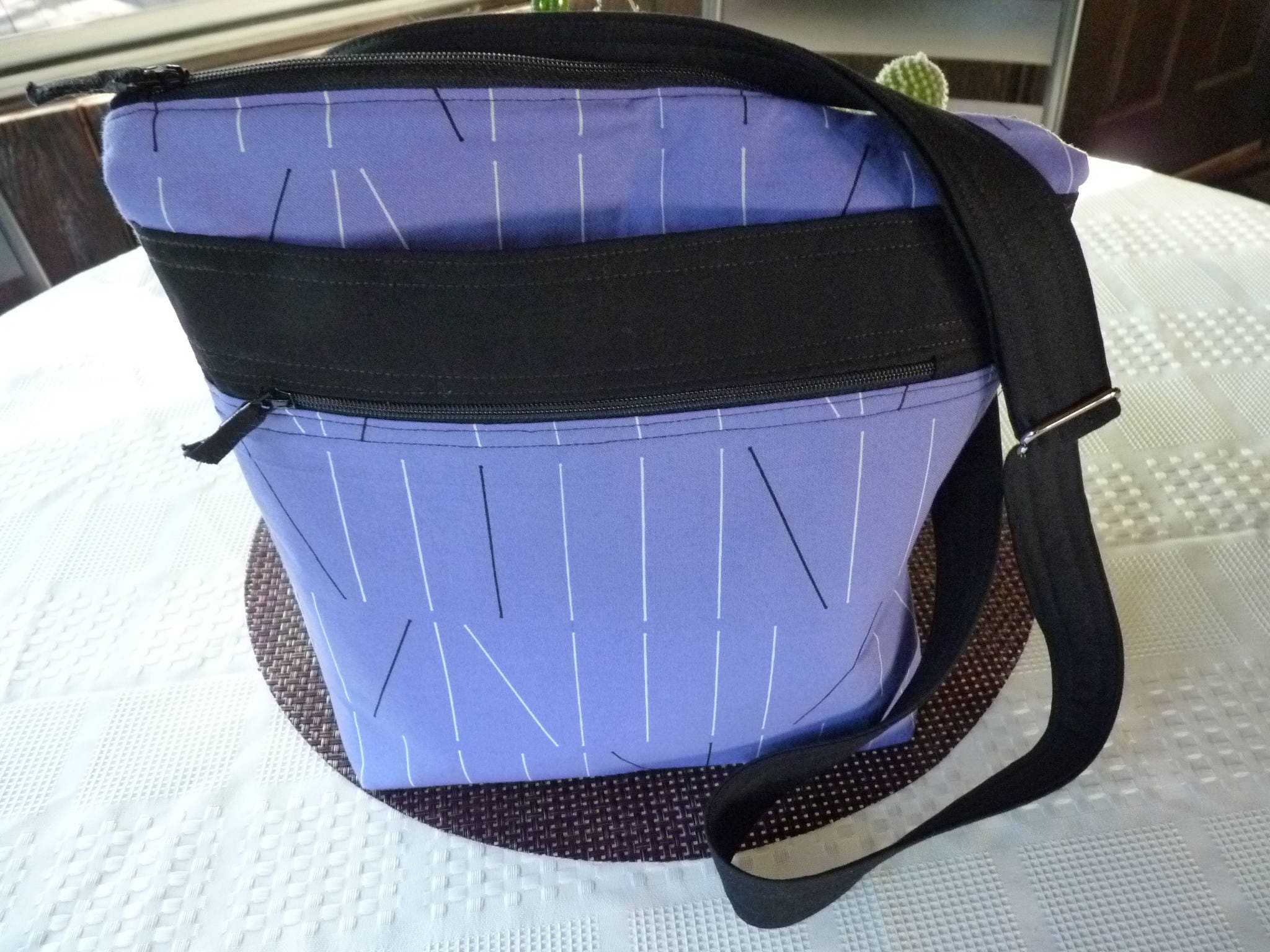 Handcrafted Purple Cross Body Shoulder Bag/Sling Bag/Purse | Etsy