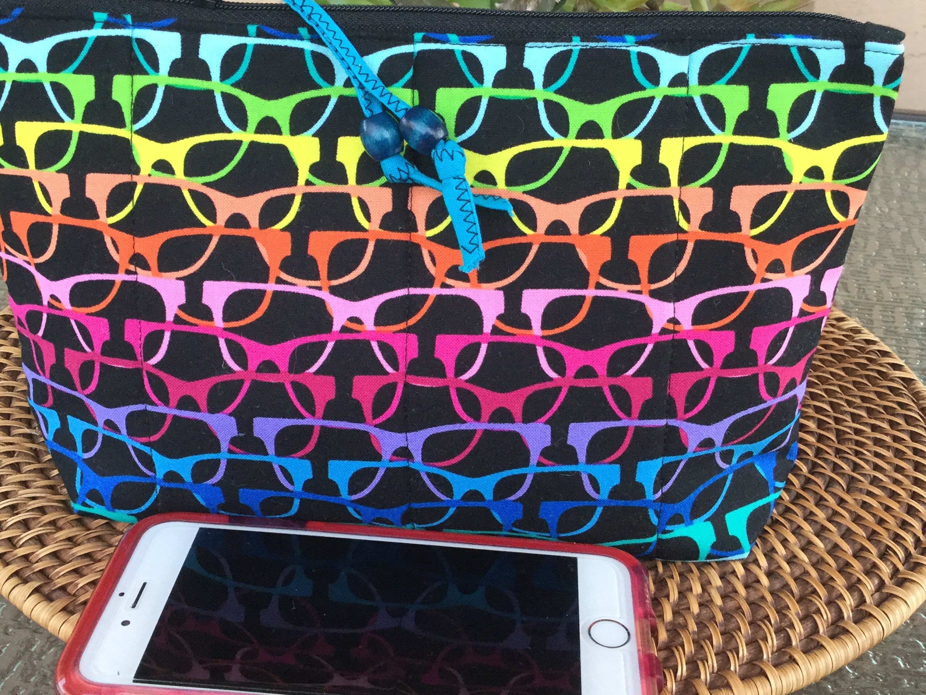 Handcrafted Eyeglasses Multi Purpose Zipper Pouch/Cosmetic Etsy