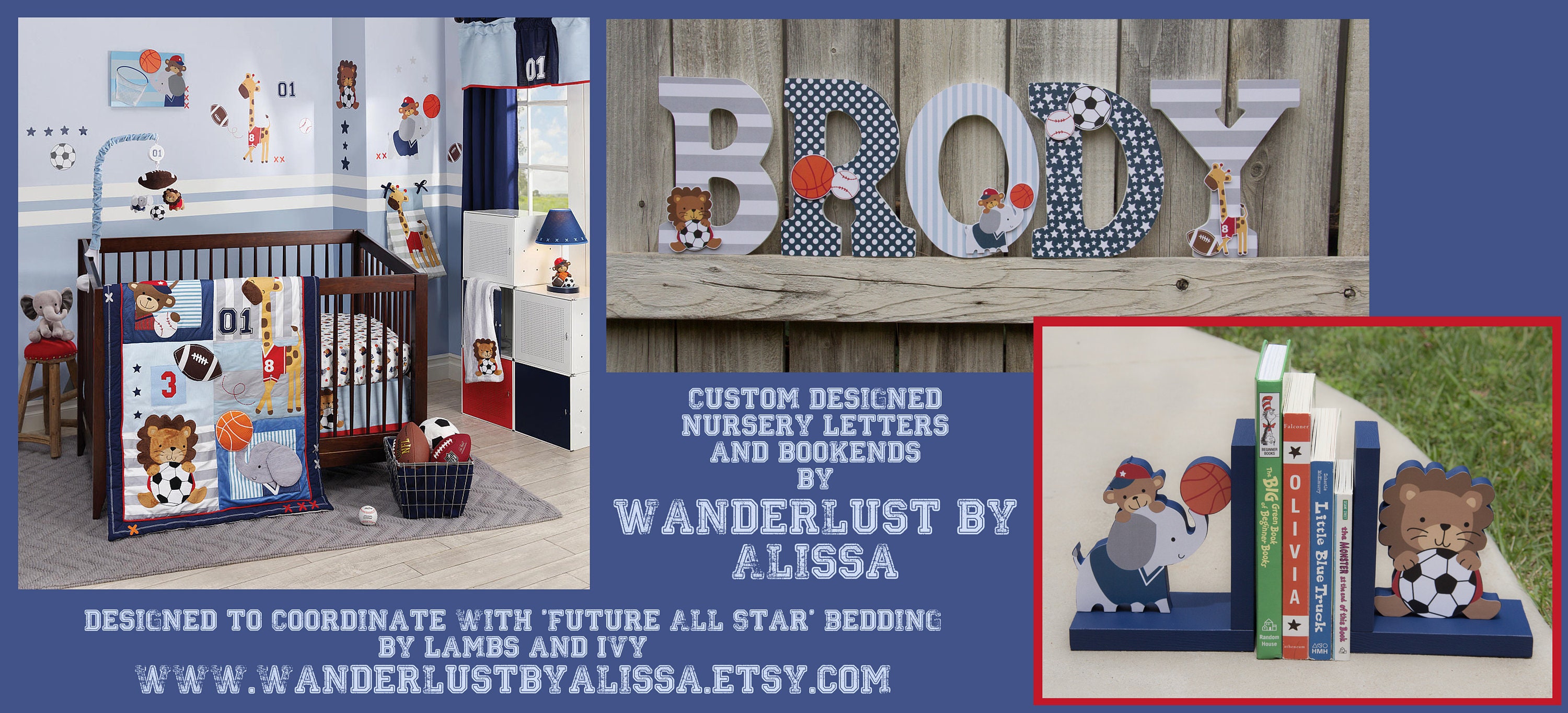 Future All Star Nursery Prints Custom Prints Personalized Nursery