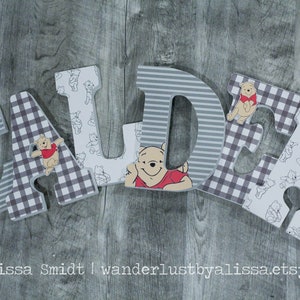 Winnie the Pooh Nursery Letters Winnie the Pooh Nursery Name Piglet Tigger Nursery Winnie the Pooh decor Christmas gift baby shower gift