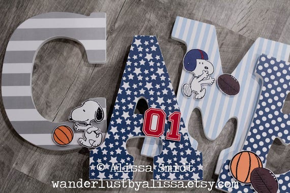 snoopy sports nursery