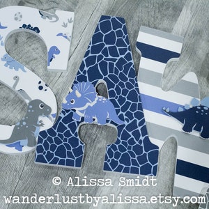 Dinosaur Roar Theme Nursery Letters Personalized Dino Letters Dino Nursery Letters Dinosaur Name Sign Dino Nursery Decor Dinosaur Sign 4th
