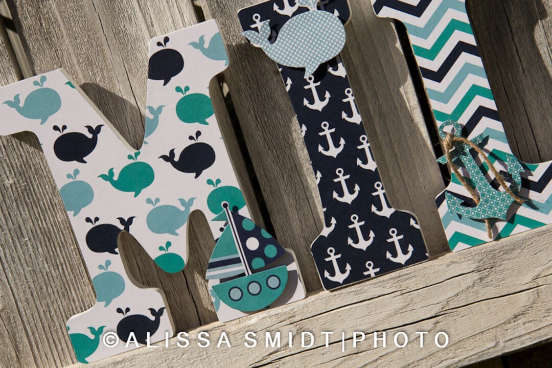 Custom Nursery Letters Baby Boy Nursery Baby Girl Nursery Etsy