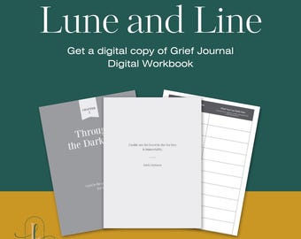 Trauer Journal für Heilung | Geführte Anweisungen für Verlust, emotionale Verarbeitung & harte Tage | Druckbares PDF