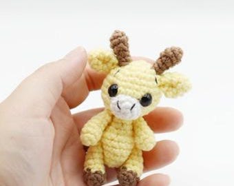 Handmade häkeln Amigurumi niedliche kleine Giraffe Spielzeug
