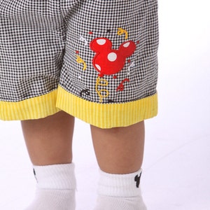 Boys Mouse Birthday Short Set-Appliqued Mouse Short Set-First Birthday Mouse short set image 5