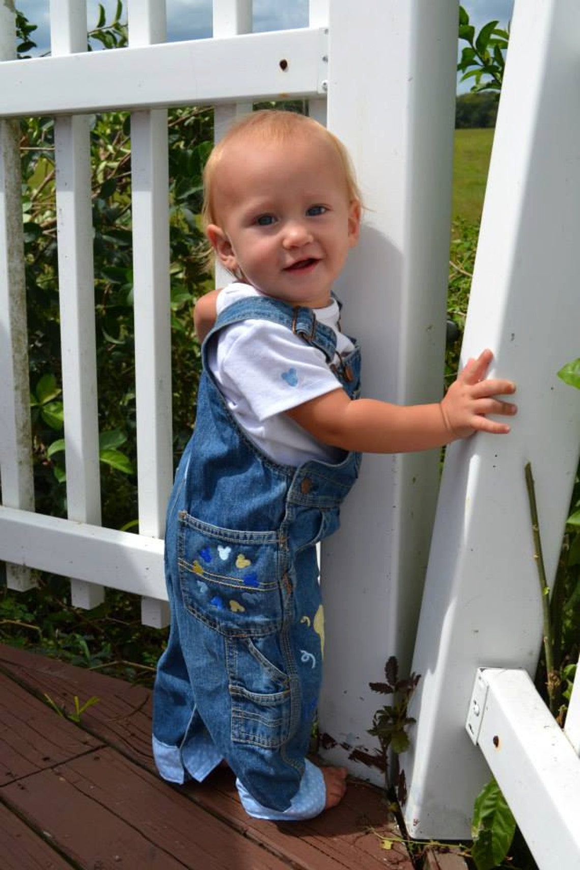 mickey mouse overalls baby boy