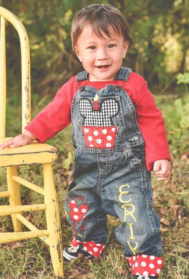 mickey mouse overalls baby boy