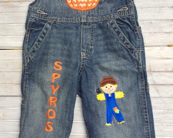 Boys Thanksgiving Clothing-Thanksgiving outfit-Fall Birthday Overalls-Baby's First Thanksgiving-Personalized Overalls