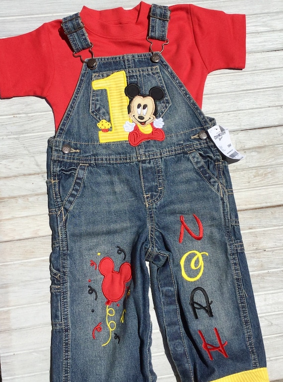 mickey mouse overalls baby