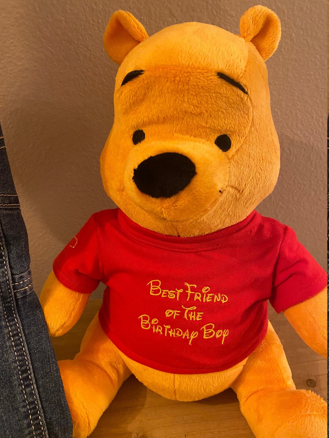 Winnie the Pooh Birthday Overalls 1st Birthday Outfit Etsy