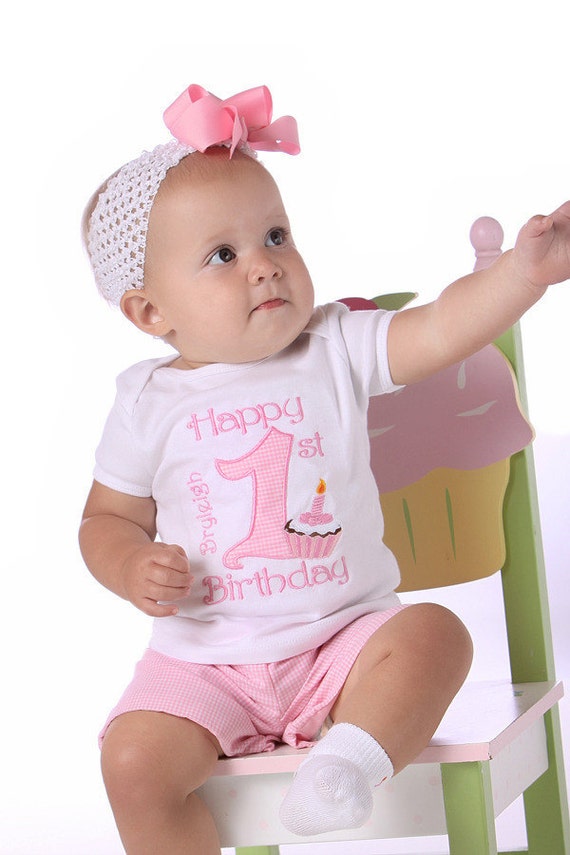Bebé niña primer cumpleaños conjunto, una camisa rosa, primera camisa de  cumpleaños, 1er cumpleaños, grande, ropa smash cake, bebé niña cumpleaños  rosa -  España