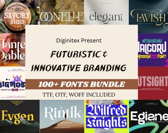 Fuentes manuscritas, caligráficas y de escritura cursiva para Cricut, Procreate y para branding/bodas (formatos de archivo TTF, OTF, WOFF).