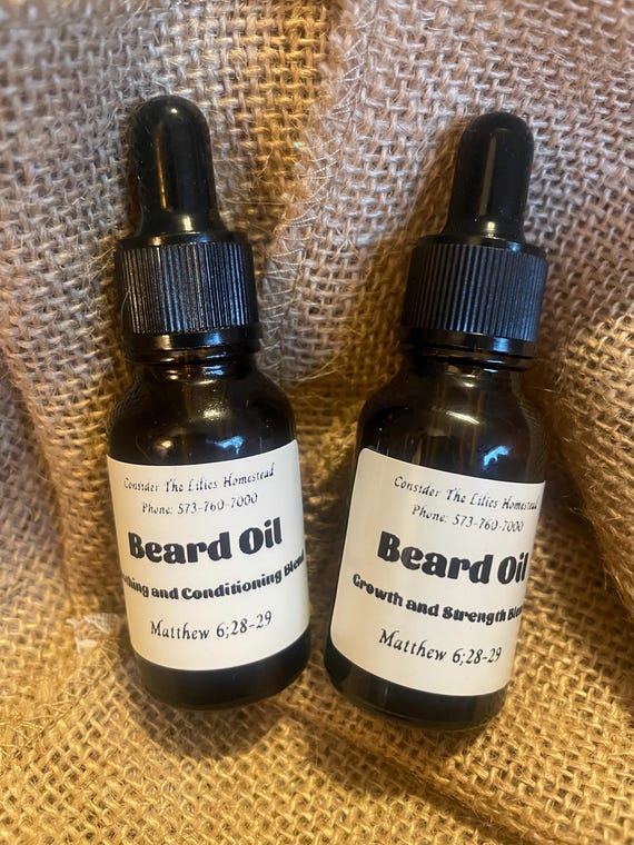 All Natural Herbal Infused Beard Oil