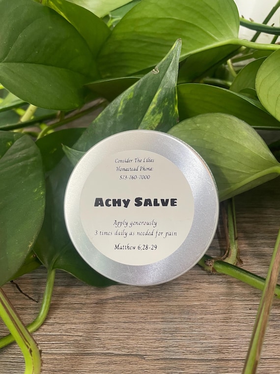Herbal Achy Salve: All Natural Sore Muscle & Joint Relief