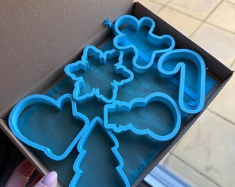 Christmas Cookie Cutter Set – 3D Printed - 6 Pack or Individual Cutter