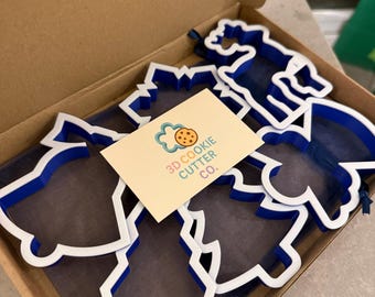 3D Christmas Cookie Cutter - Set of 6 or Individual Cutter