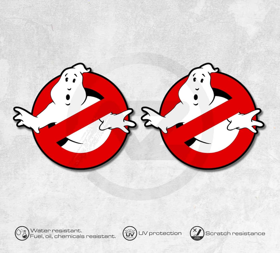 Ghostbusters Computer Sticker Ghostbusters Vinyl Stickers: Laminated Laptop, Watter Botle, Car Decal ...