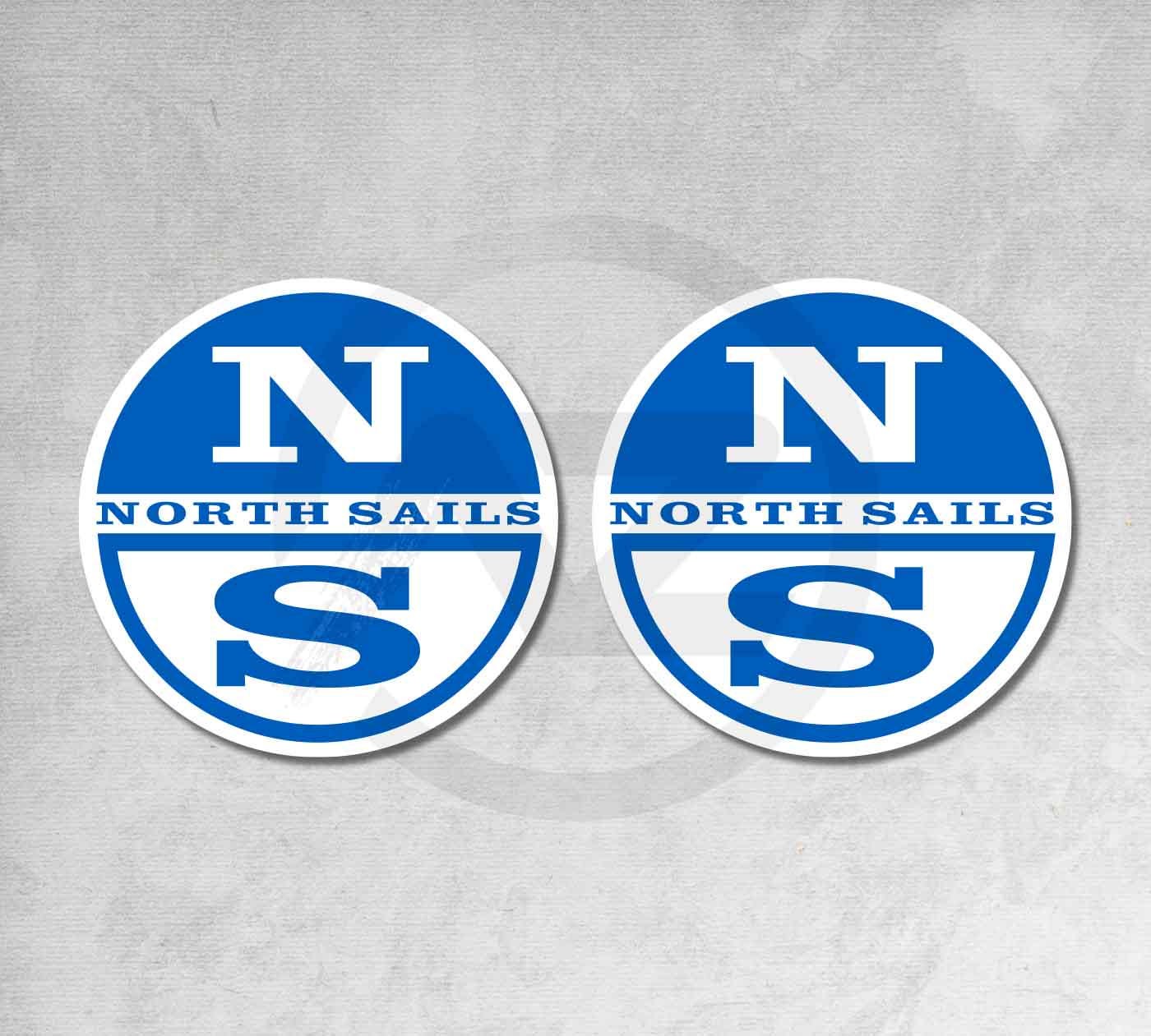 Aufkleber Surfen, Segeln, 3 Segel, Mit Wellen