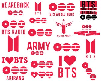 BTS Arirang World Tour 2026 svg Bundle, BTS Tour Shirt svg, BTS Fan Merch, svg-Dateien für Cricut, digitaler Download, Silhouette, Vektordateien