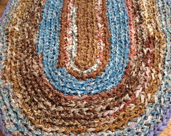 Handmade farmhouse rag rug