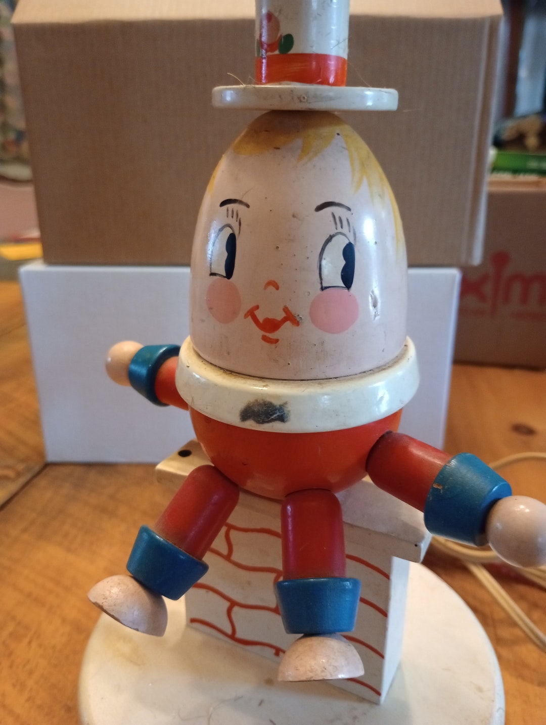 Humpty Dumpty Vintage Lamp - Etsy