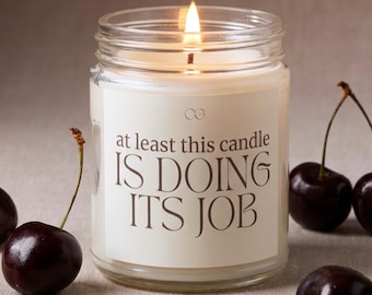 Grappige sarcastische handgemaakte kaars cadeau-idee voor collega Humor Office accessoire Sassy Desk Decor Snarky Gag cadeau voor hem haar baas aanwezig