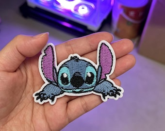 Disney “Lilo & Stitch” Embroidery Iron-On Patches, Cute Anime Embroidery Patches, Stitch Angel-Themed Couple Gifts, Perfect for Disney Fans.