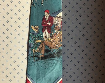 Polo Ralph Lauren Vintage Tie Watching Baseball