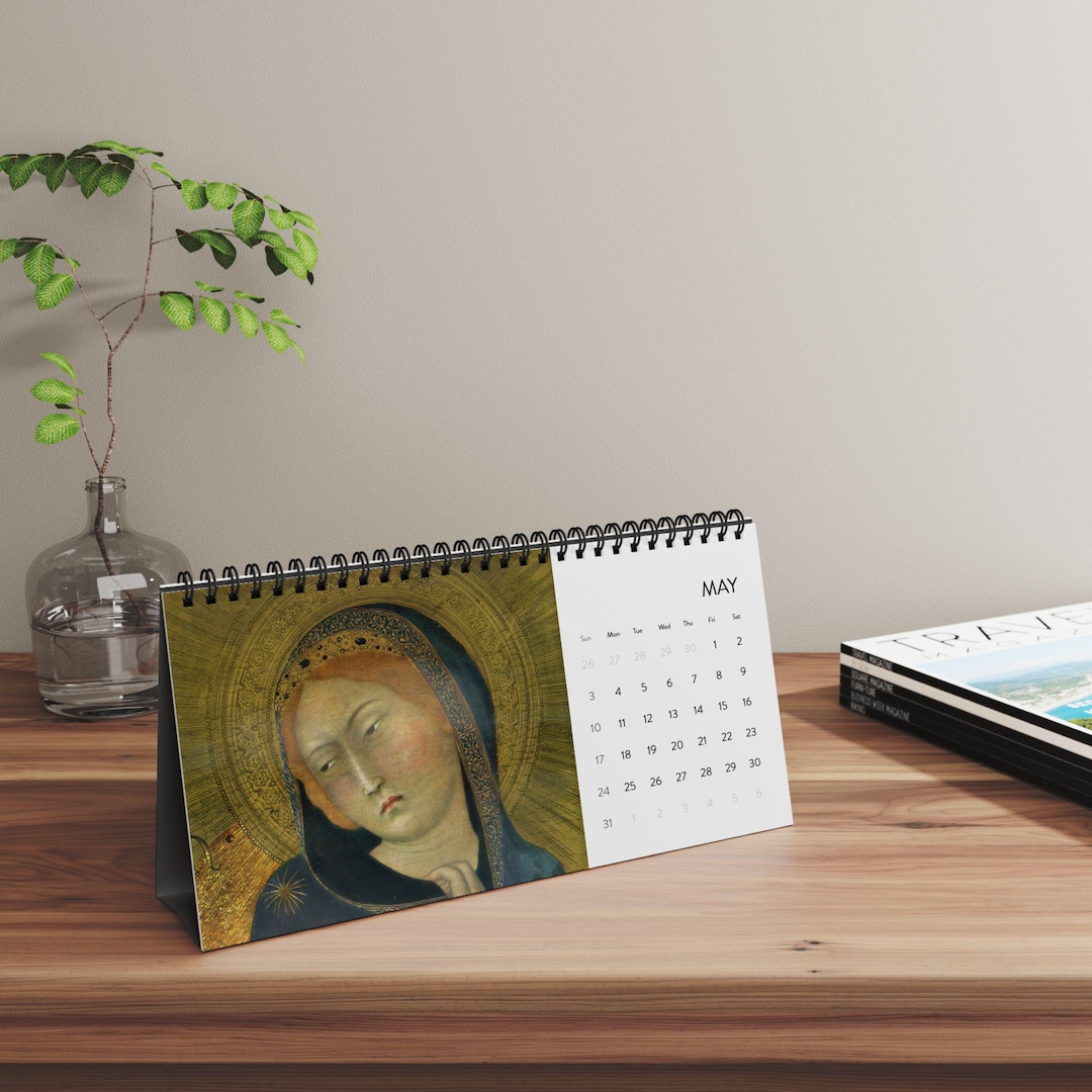 Catholic Liturgical Calendar 2026 Desktop Calendar | Feast Days, Saints ...