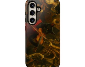 Musical Pets Samsung Galaxy Phone Case | Cat & Dog Lovers Case, Unique Gift, Phone Accessory, Music enthusiasts, Animal Lovers