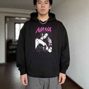Japanese Rock Tee Unisex, Black Stones Anime Band, Komatsu Osaki, Manga, Otaku Present image 2