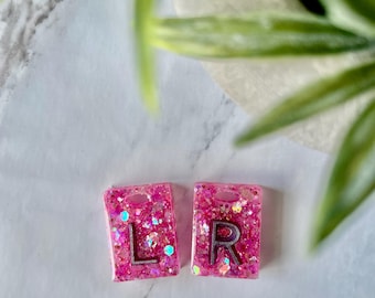 Pink glitter anatomical x-ray markers **customisable ribbon options**