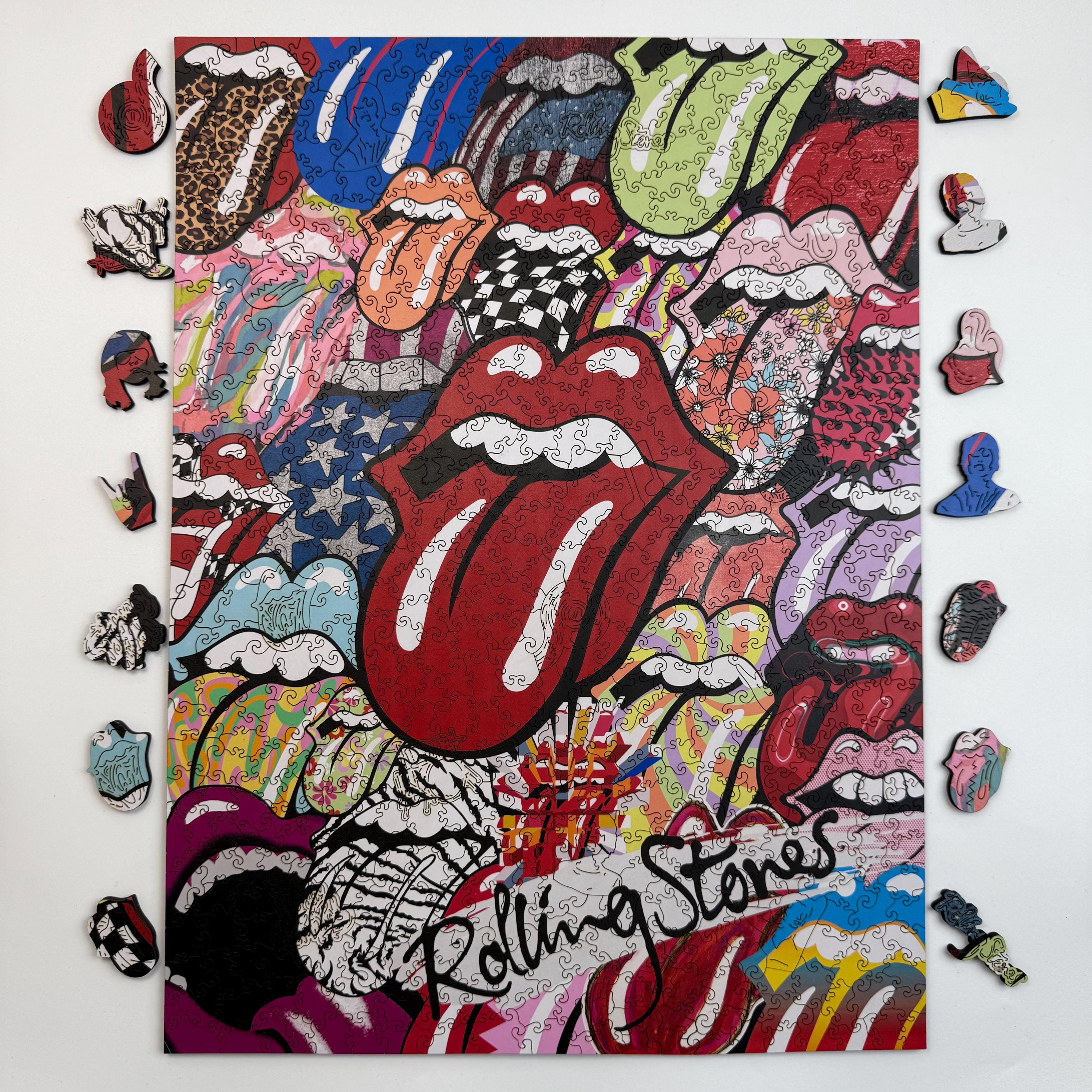 Rolling Stones Tongue Art