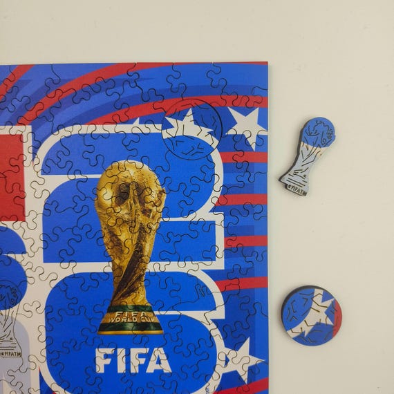 World Cup 2026 Official FIFA USA 200 Pcs Wooden Jigsaw Puzzle
