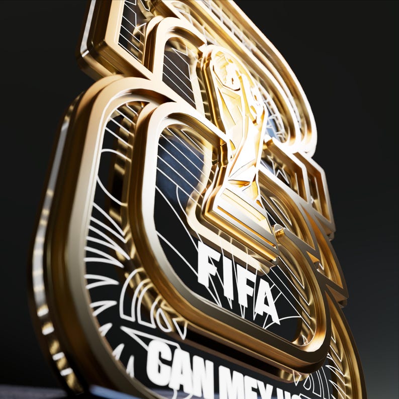 World Cup 2026 Official FIFA LED Lamp | We Are 26 Trophy Desk Decor ...