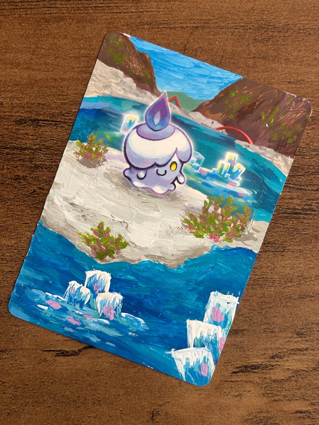 Hand-painted Litwick Pokémon Card Alter! - Etsy